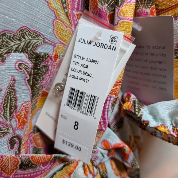 Julia Jordan Multicolor Floral Dress - Picture 6 of 8